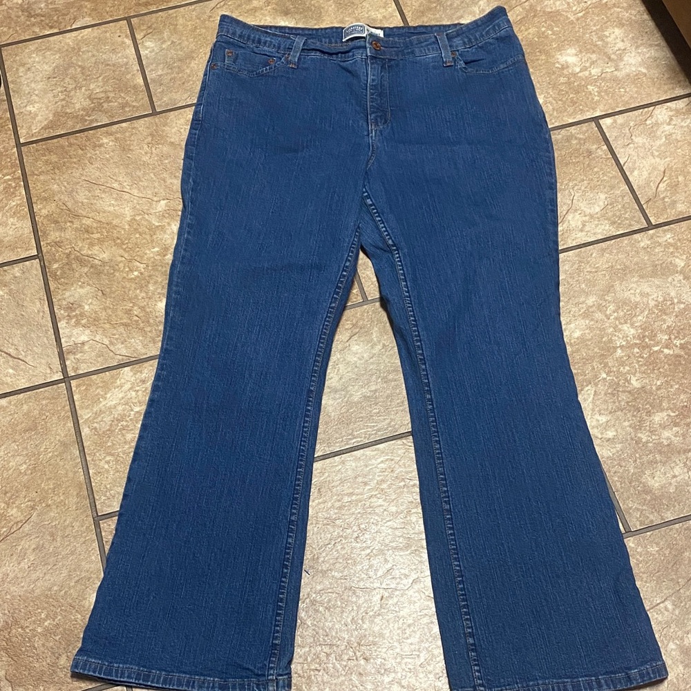 Levi's Signature Bootcut Misses 16Short Blue Jeans Denim Casual Cotton